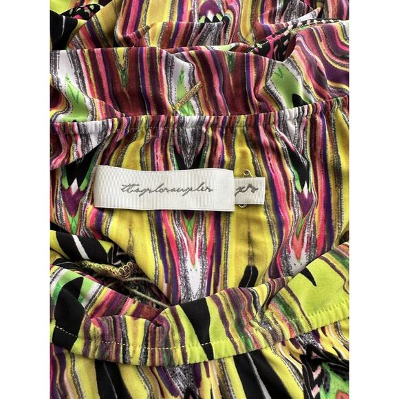 T-Bags Los Angeles Women’s Halter Mini Dress In Neon Carnival Size XS - Picture 8 of 9